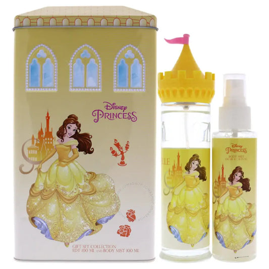 Disney 2pc Belle Castle 100ml Edt+100ml Body Mist Gift Set