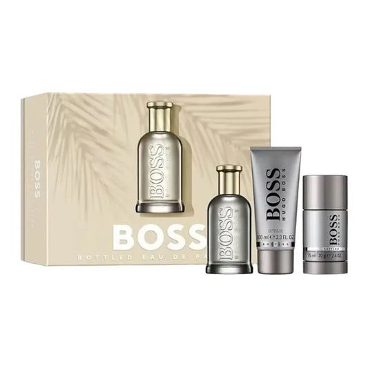 Hugo Boss Bottled Spring Summer 3-Piece Gift Set EDP 100ml For Men