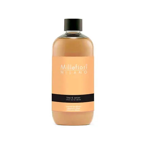 Millefiori Milano Lime & Vetiver Diffuser 500ml Refill