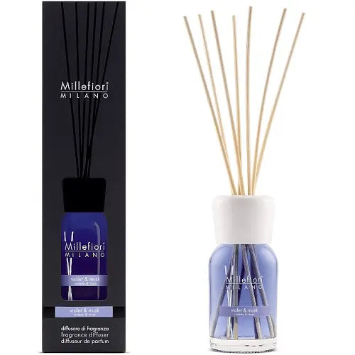 Millefiori Milano Violet & Musk Diffuser 500ml Full Pack