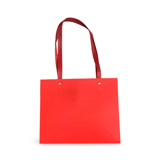 Red Gift Paper Bag With Handle