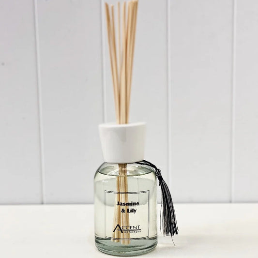 Accent Concepts Fragrant Reed Room Diffuser 300ml - Jasmine & Lily