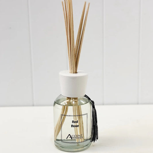 Accent Concepts Fragrant Reed Room Diffuser 300ml - Red Rose