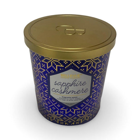 Bellevue Luxury Candles Sapphire Cashmere 340g