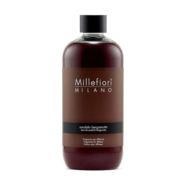 Millefiori Milano Duftdiffusor – Mediterranean Bergamot, 500 Ml, Aromatischer Raumduft