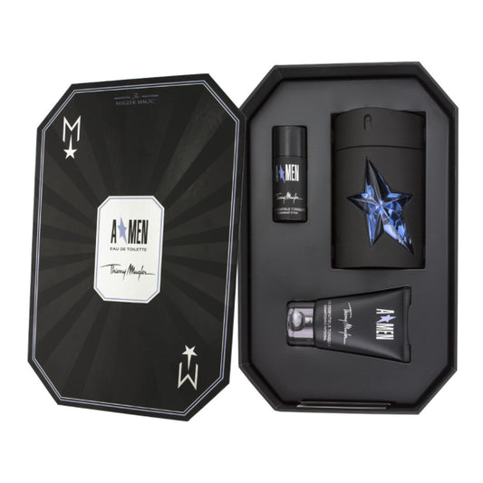 Thierry Mugler A*Men EDT 100ml Gift Set with Shampoo & Deodorant