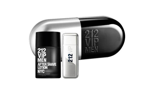 Carolina Herrera 212 VIP Men Gift Set 100ml With After Shave