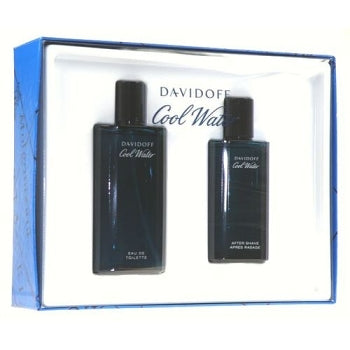 Davidoff Cool Water Men 2 Pieces Set 125ml oz EDT + 75ml After Shave Splash