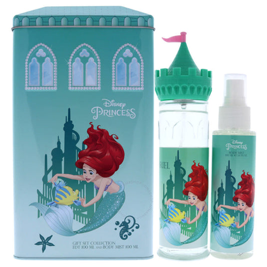 Disney 2pc Ariel Castle 100ml Edt+100ml Body Mist  Gift Set