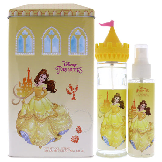 Disney 2pc Belle Castle 100ml Edt+100ml Body Mist  Gift Set