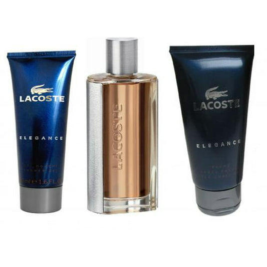 Lacoste Elegance 3pc Gift Set for Men