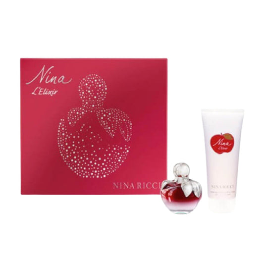 Nina Ricci L'Elixir EDP 80ml with 200ml Magical Body Cream Gift Set for Women