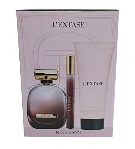 Nina Ricci Nina L´Extase EDP 80 Ml + EDP 10 Ml + B/L 100 Ml Set Regalo