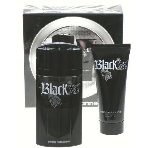 Paco Rabanne Black XS Gift Set  With Shower Gel