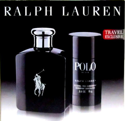 Ralph Lauren Polo Black Gift Set  With Deodorant