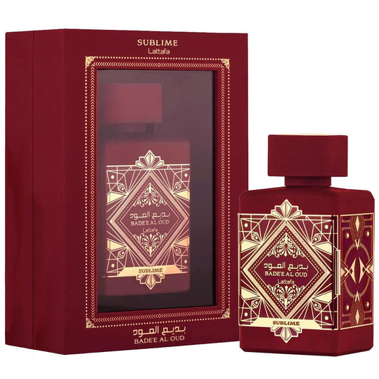 Lattafa Bade'e Al Oud Sublime EDP 100ml Unisex Perfume-Aroma Exclusive Perfumes