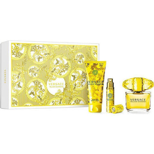 Versace Yellow Diamond Set (EDT 90ml + EDT 10ml + BL 100ml) for Women