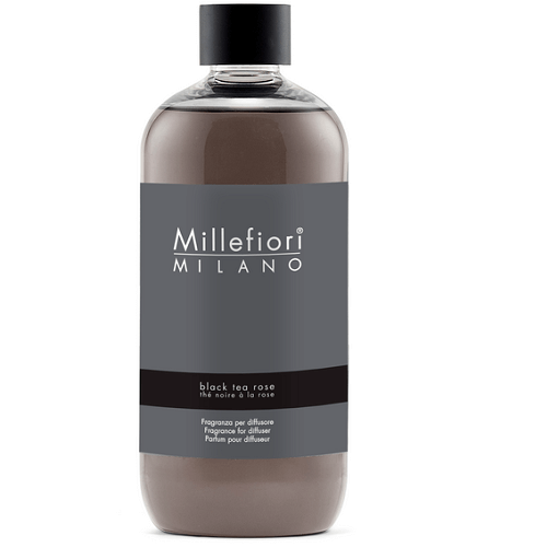 Millefiori Milano Black Tea Rose Diffuser 500ml Refill