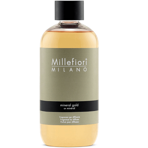 Millefiori Milano Mineral Gold Diffuser 500ml Refill