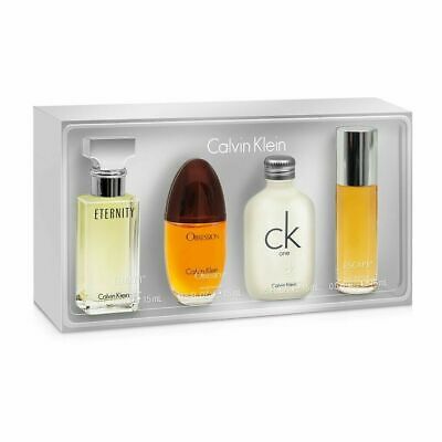 Calvin Klein Ck Womens 4 Piece Mini Gift Set: Eternity, Obsession, Ck One, Escape